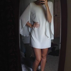 Flowy white dress